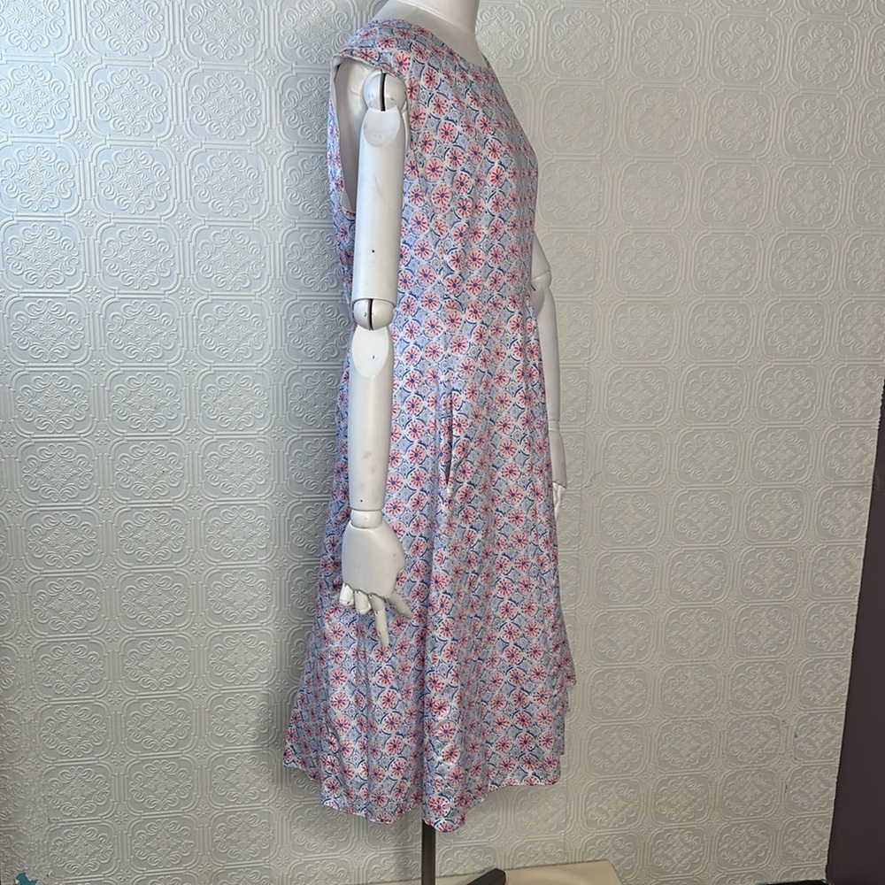 Joules Pink and White Floral Dress - Picture 4 of 13